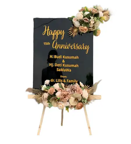 Papan Bunga Akrilik Mempura