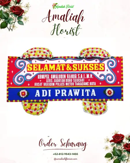 Papan Bunga Ucapan Selamat Mempura
