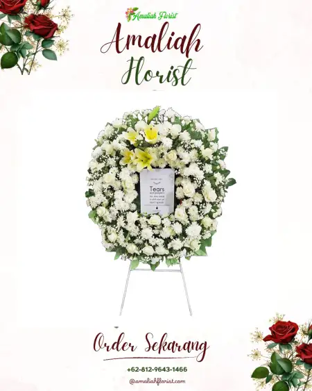 Krans Bunga Duka Mempura